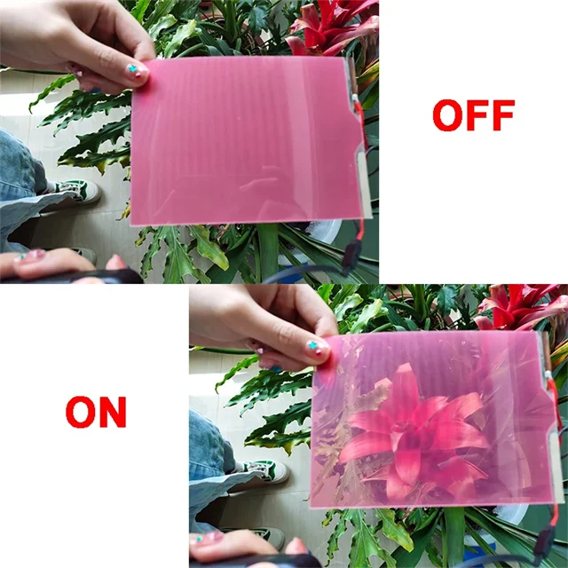 Remote control electric window switchable self-adhesive PDLC film privacy glass color smart film