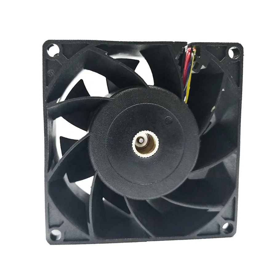 
High RPM DC Exhaust Fan 80x80x38mm Household Appliance 12v DC Ventilation Fan 12V DC Radiator Cooling Fan 