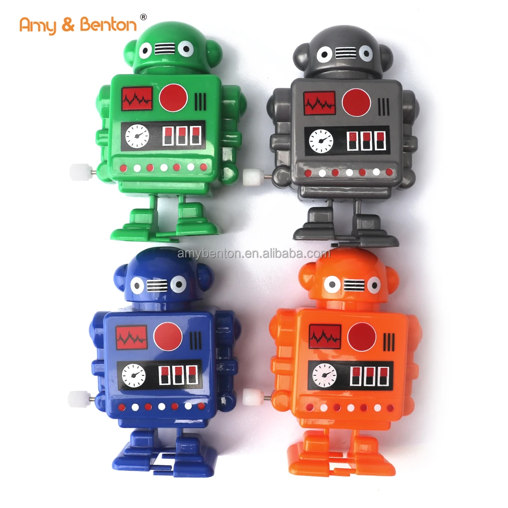 New Space Series Toys Kids Party Favour Robot Shape Wind Up Toys For Children Wind Up Colorful Robot Toy For Kids