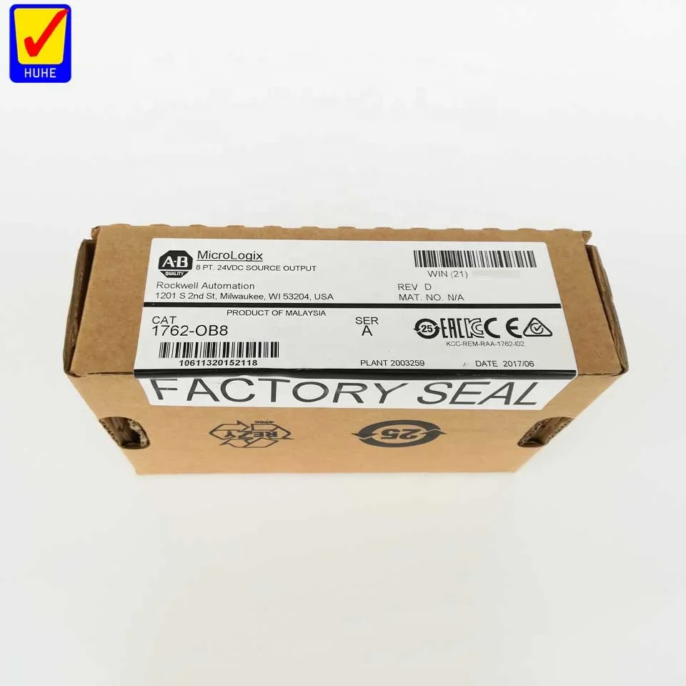 Абсолютно Новый 1762-OB8 Allen bradley MicroLogix 8-канальный цифровой выходной модуль в наличии