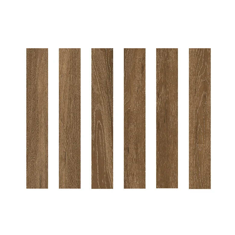 Home interior wood look wall tiles non slip matte 15x90 dark gray porcelain wooden tiles floor