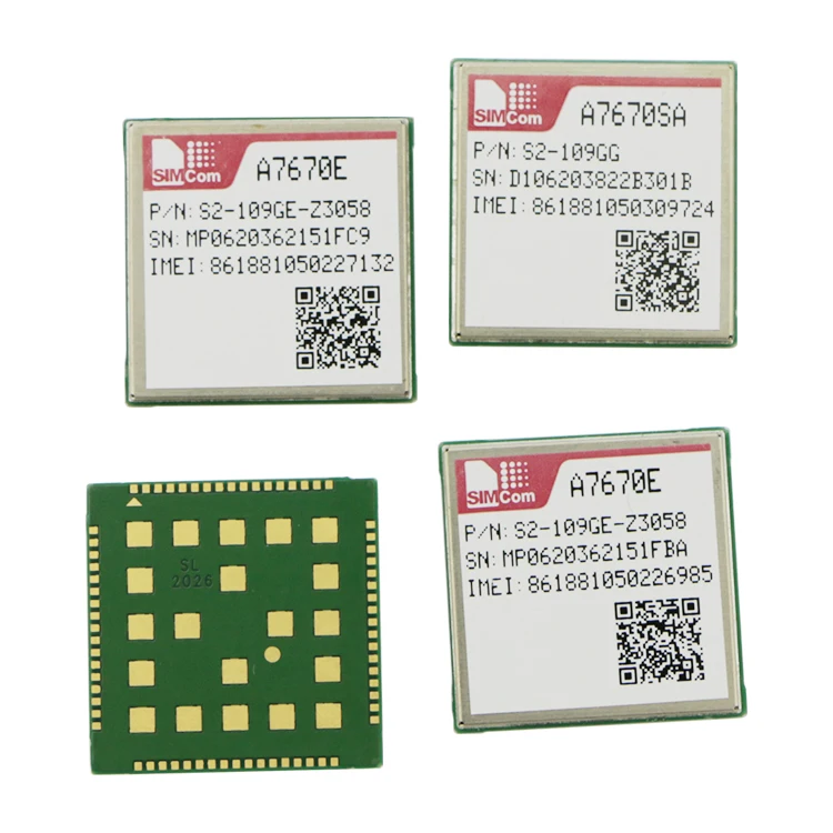 SIMCOM A7670E A7670C A7670SA Multi-Band LTE GSM Module, A7670 4G LTE Cat1 Module