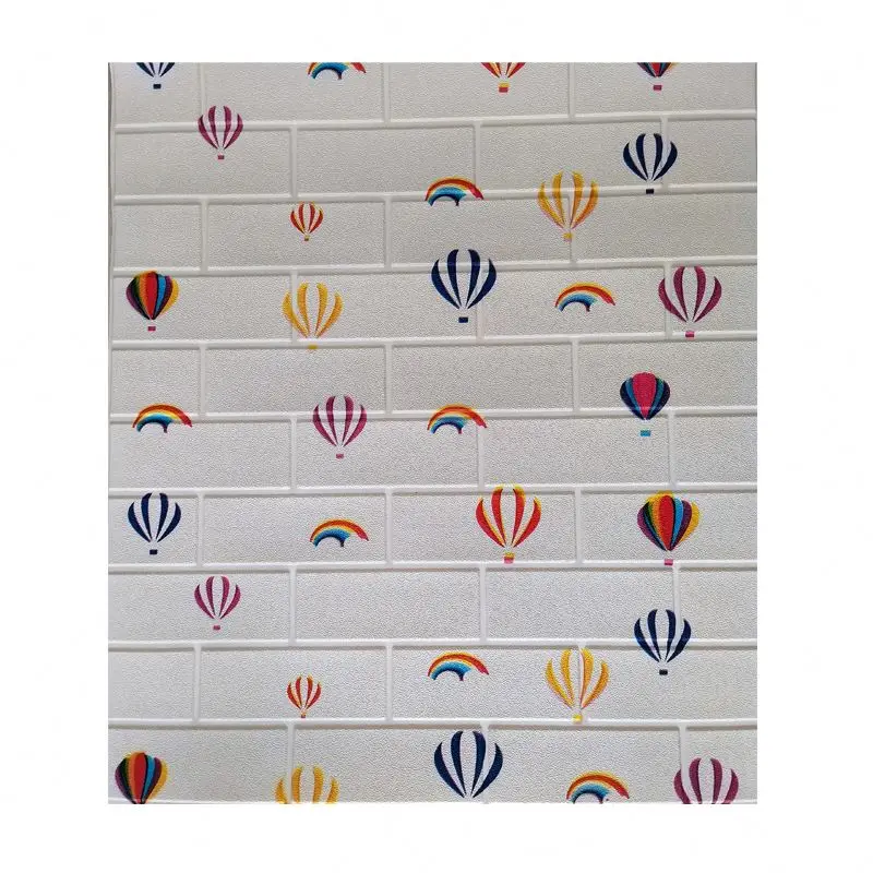 3D embossed modern house art 3D wall panels,green removable wallpaper