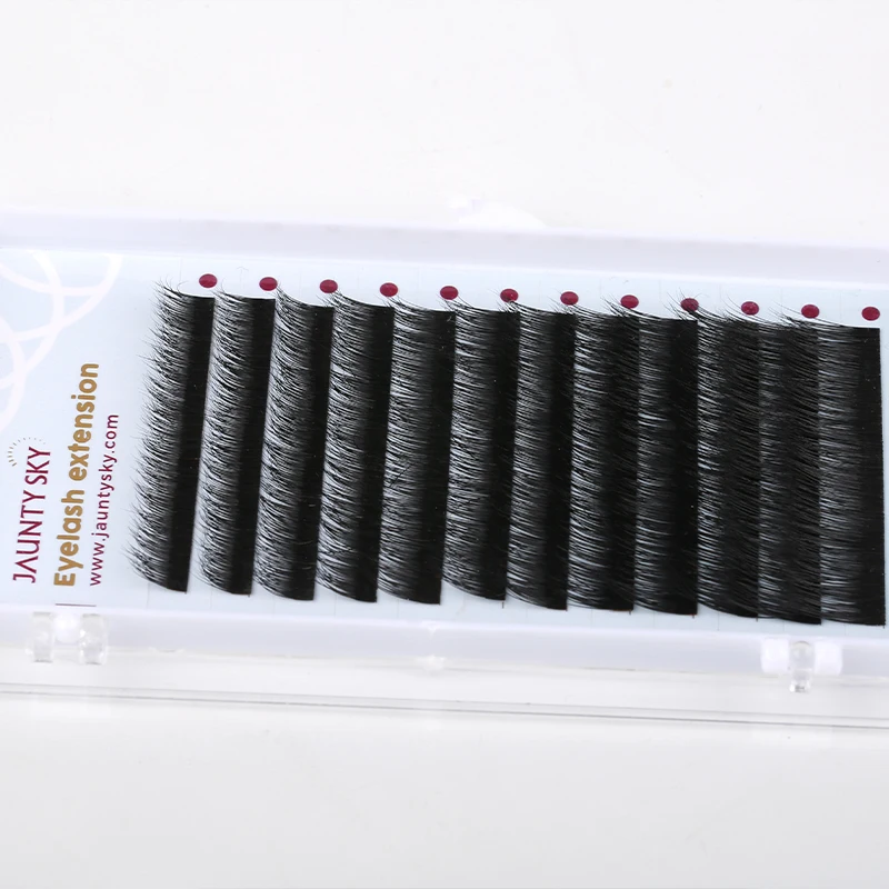 Jaunty Sky Professional Eyelash Extension Supplies Mink Eyelash Extensions Wholesale Individual Siberian Mink Lashes Eyelashes
