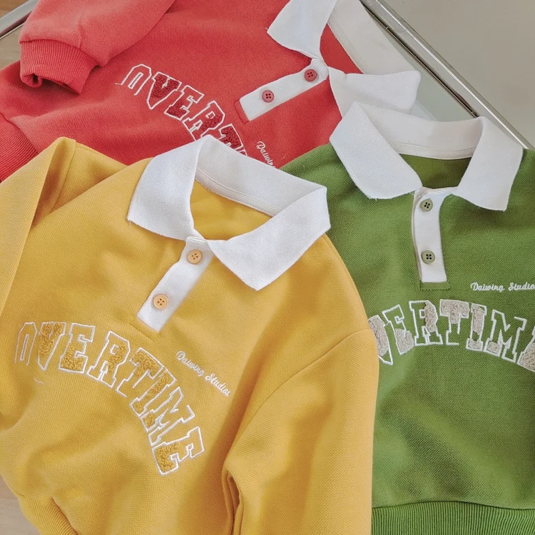 Custom Logo Polo Shirts For School Uniform With Long Sleeve Polo T-Shirt Embroidered Soft Cotton Polo Shirts 100% Cotton