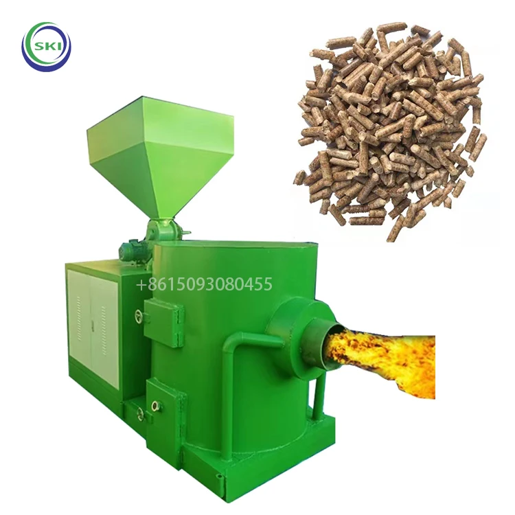 Industrial Biomass Wood Pellet Burner Chicken Coop Heating Sawdust Burner Machine