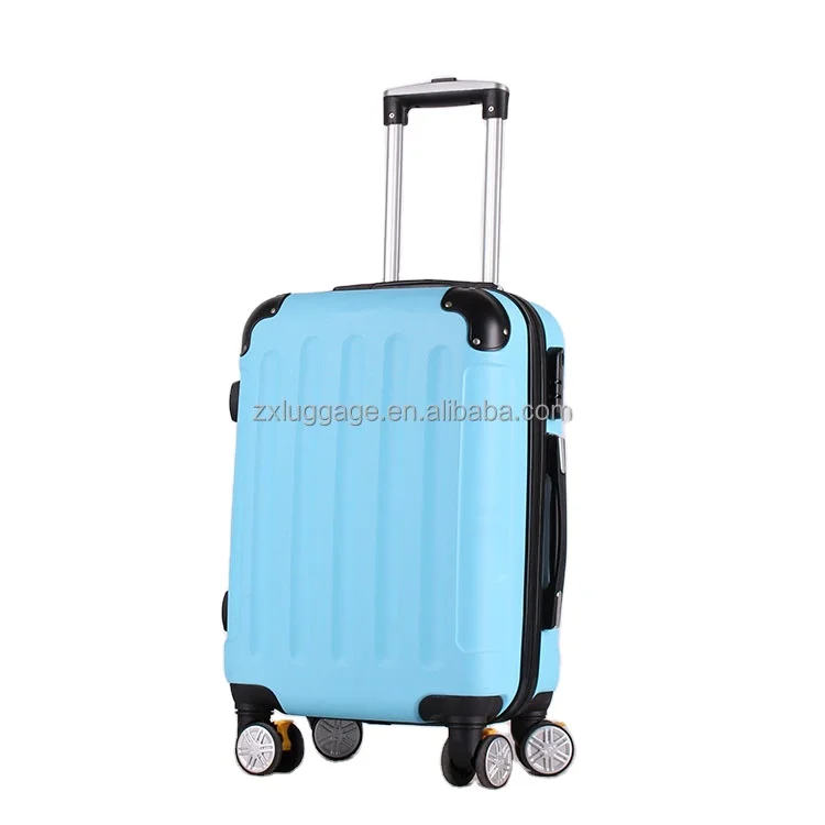 Zhuoxing abs material iron trolley 16 20 24 28 inch chinese travel suitcases for women 4 wheels