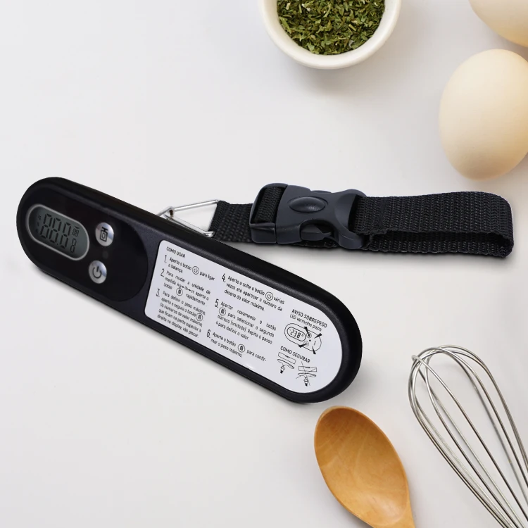 Canny Portable Plastic Weighing Scales Digital Luggage Weight Suitcases Scale With  50Kg Capacity