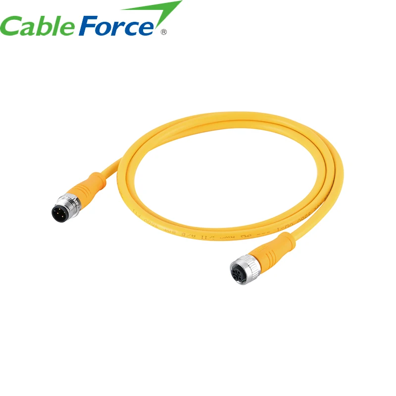 Cableforce заменить на грузовик RKC4.4T-5-RSC4.4T/попробовать M12 код мужского и женского пола 4-контактный разъем водонепроницаемый литой с кабелем 2М