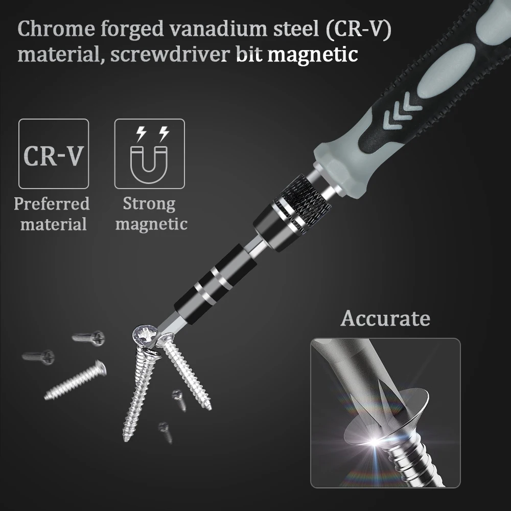 E-durable New Upgrade 110 in 1 Multifunction Mobile Phone Screwdriver Set Household Computer Repair Tool Kit