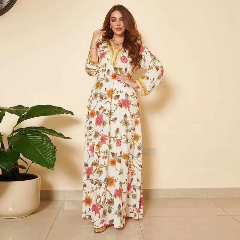 2022 New Design Dubai Saudi Arab Hot Selling Islamic Clothing Balloon Sleeve Crepe Elegant Abaya Jilbab STAB181