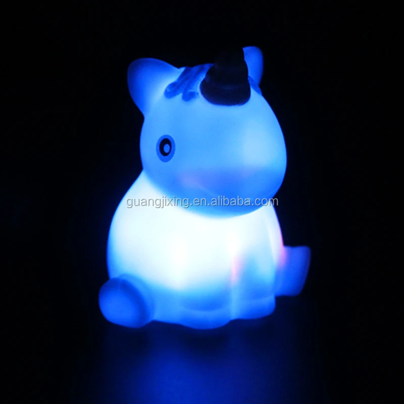 
New Design Floating bathtub Toys Light Up Animal Baby Shower Unicorn Bath Toy 