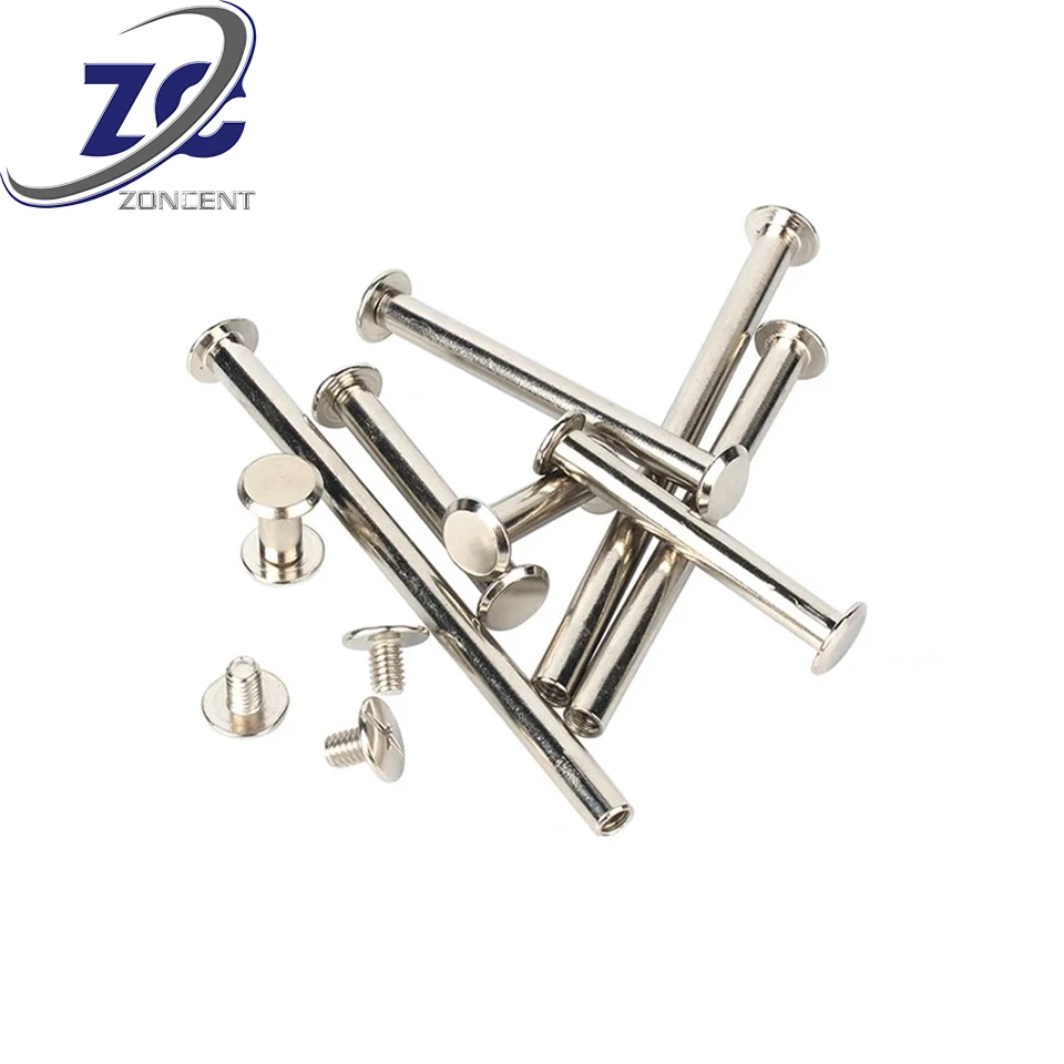 Factory price M2 M3 M4 M5 M6 Belt Male Female Aluminum Brass Binding Bolt Tapping Drywall  Stainless Steel Chicago Screws