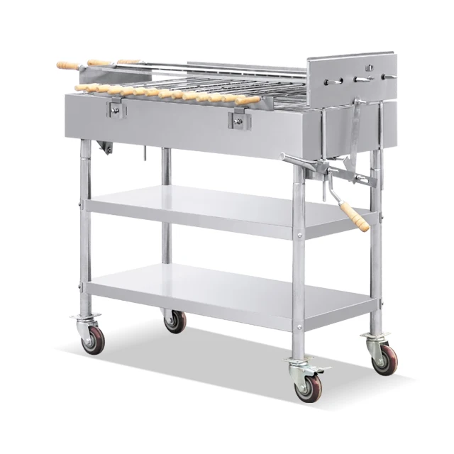 Commercial Charcoal BBQ grill for Skewers,charcoal grill designs