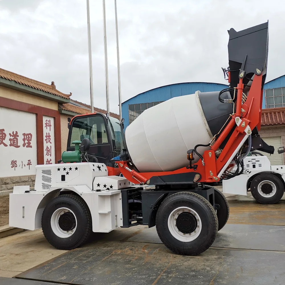 Automatic Water Self Loading Cement Mixer Truck Price Specifications With CE