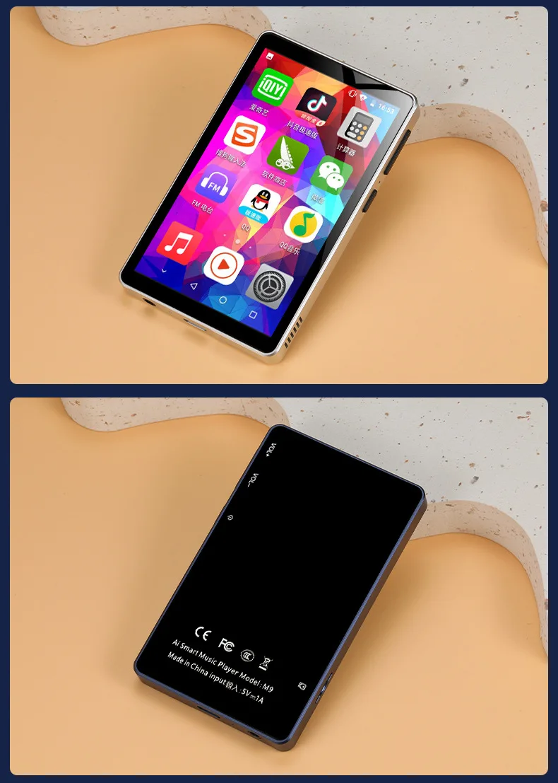 4 0 дюймов Wi-Fi mp4 Bluetooth полный сенсорный экран Android плеер mp3 lossless