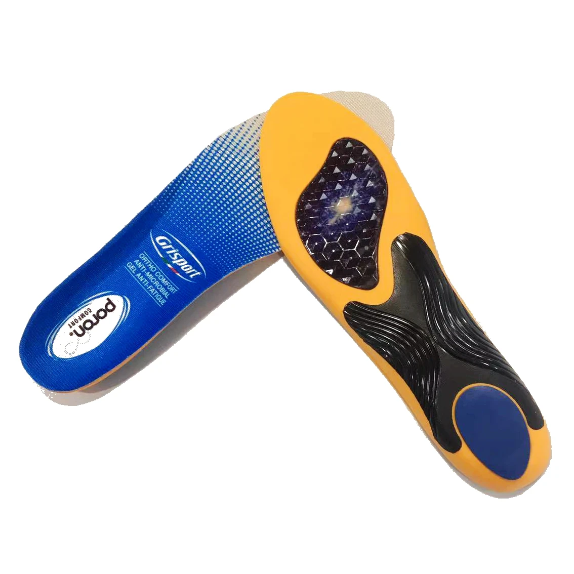 OEM частные Пользовательские Стельки, дышащие поглощающие пот полиуретановые ортопедические стельки для обуви