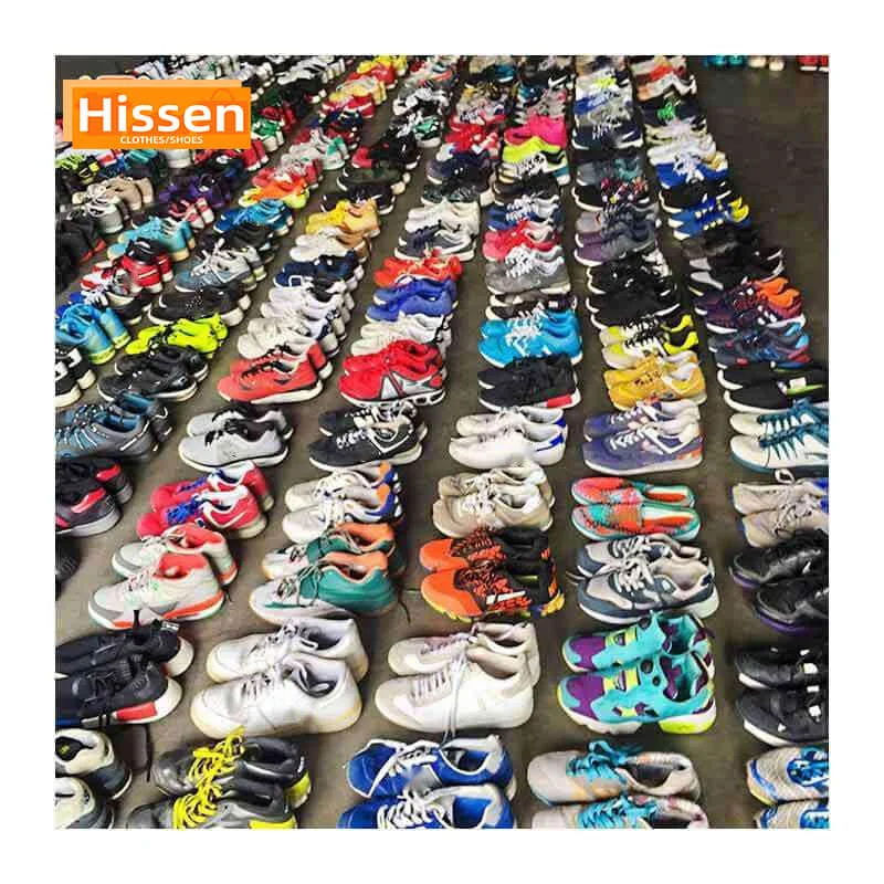 Sports Man Secondhand Originally Second Hand Germany Branded 50kilogaram Used Sneaker Unisex Shoes Stock for Adult and Kids