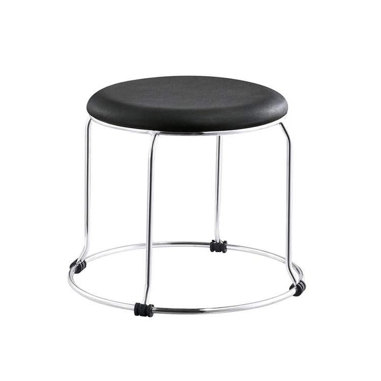 Simple design Lab chair/Fix kitchen barstool/Antislip Surface PU foam Industrial ESD Chair