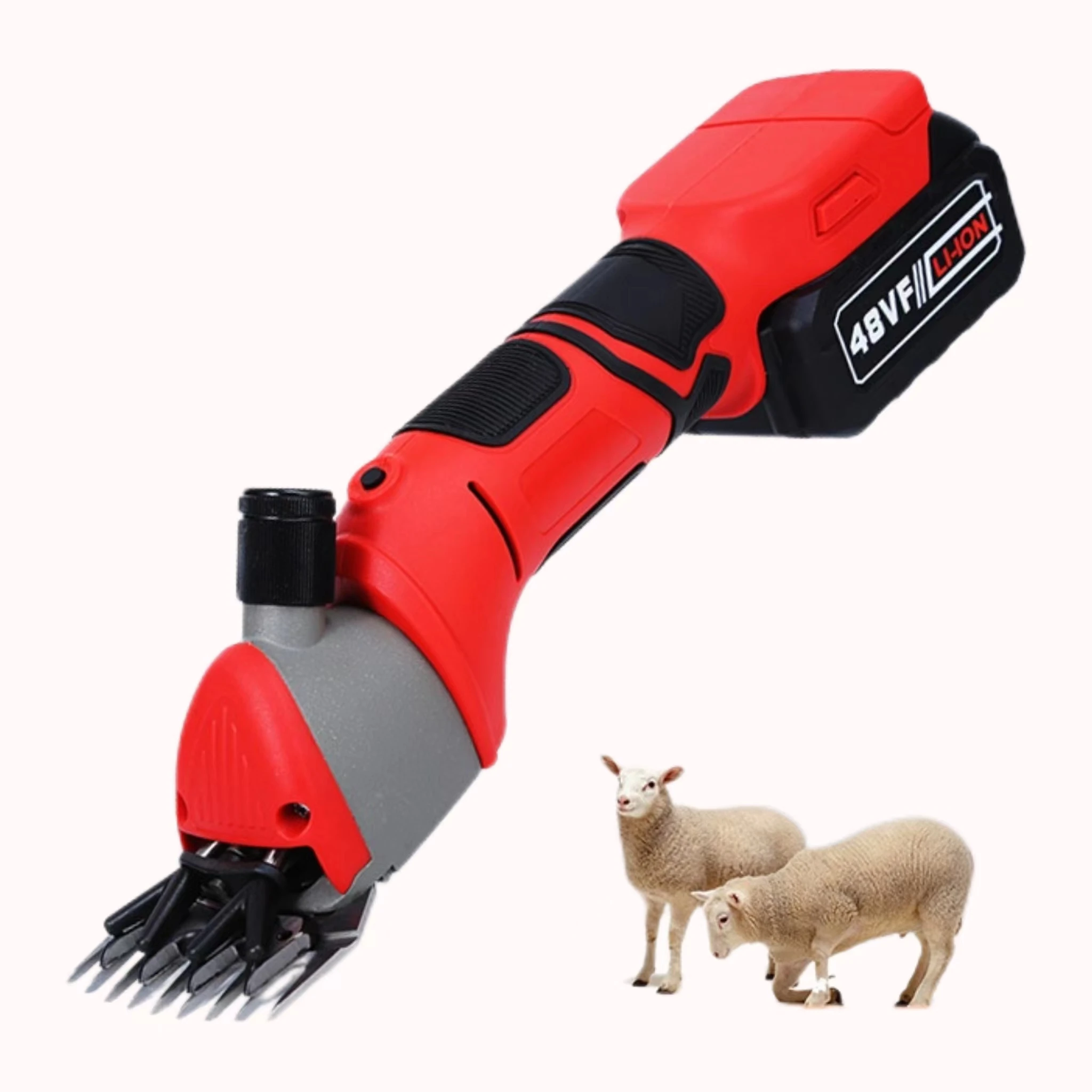 Strong Power Carbon Cutter Head Sheep Wool Shears Electric Animal Hair Cutter Sheep Clipper