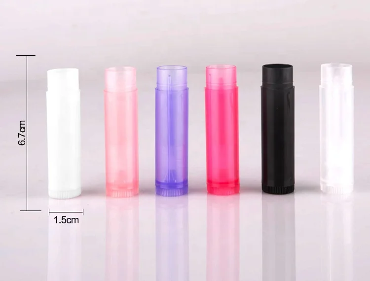 Empty Cosmetic Container Travel Refillable Bottle Plastic Chapstick Lip Gloss Tubes Lip Balm Tubes Lipstick Container
