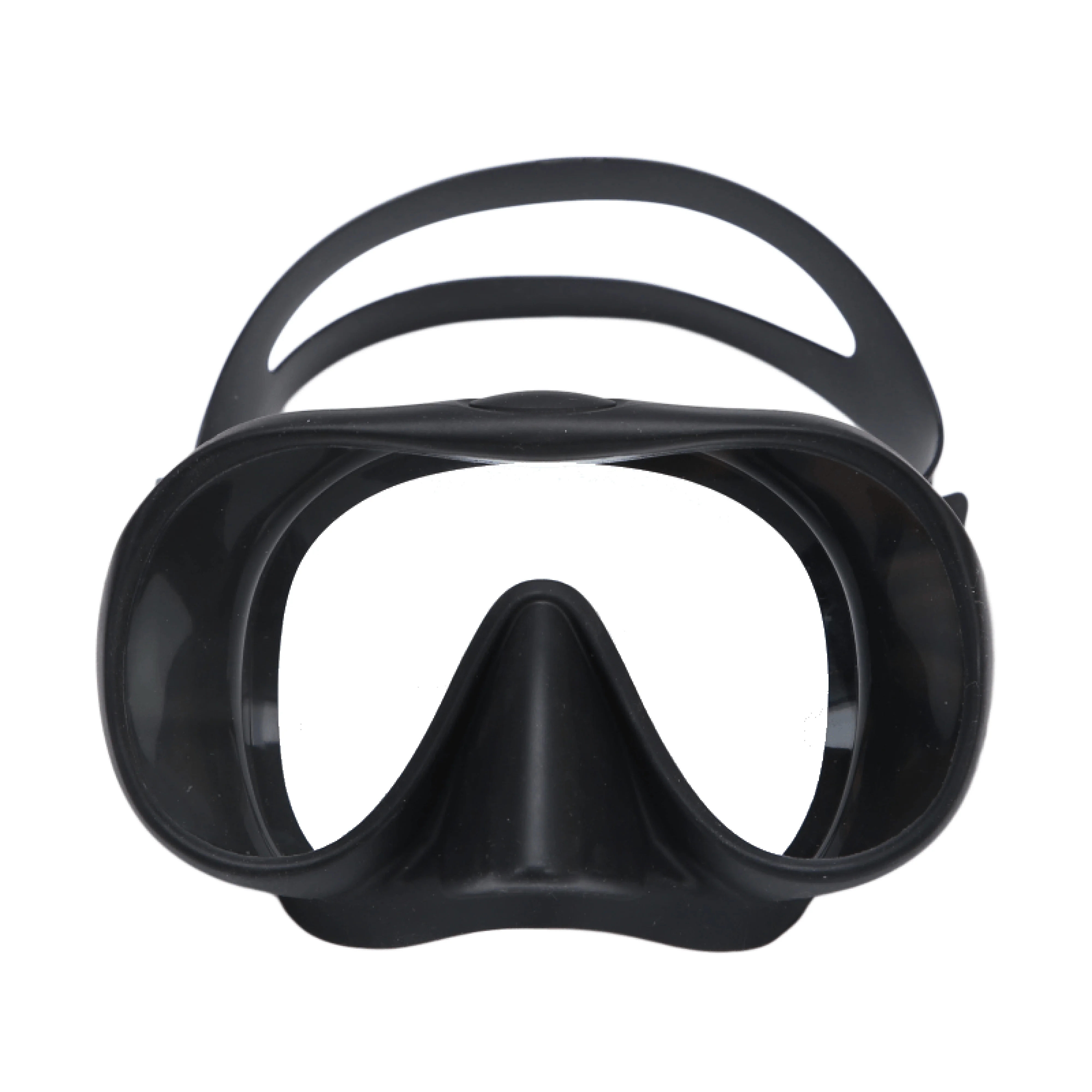 3D Human Body Veneer Design Diving Equipment Mask Custom PC Silicone Dive Mask Frameless Glass for Adult