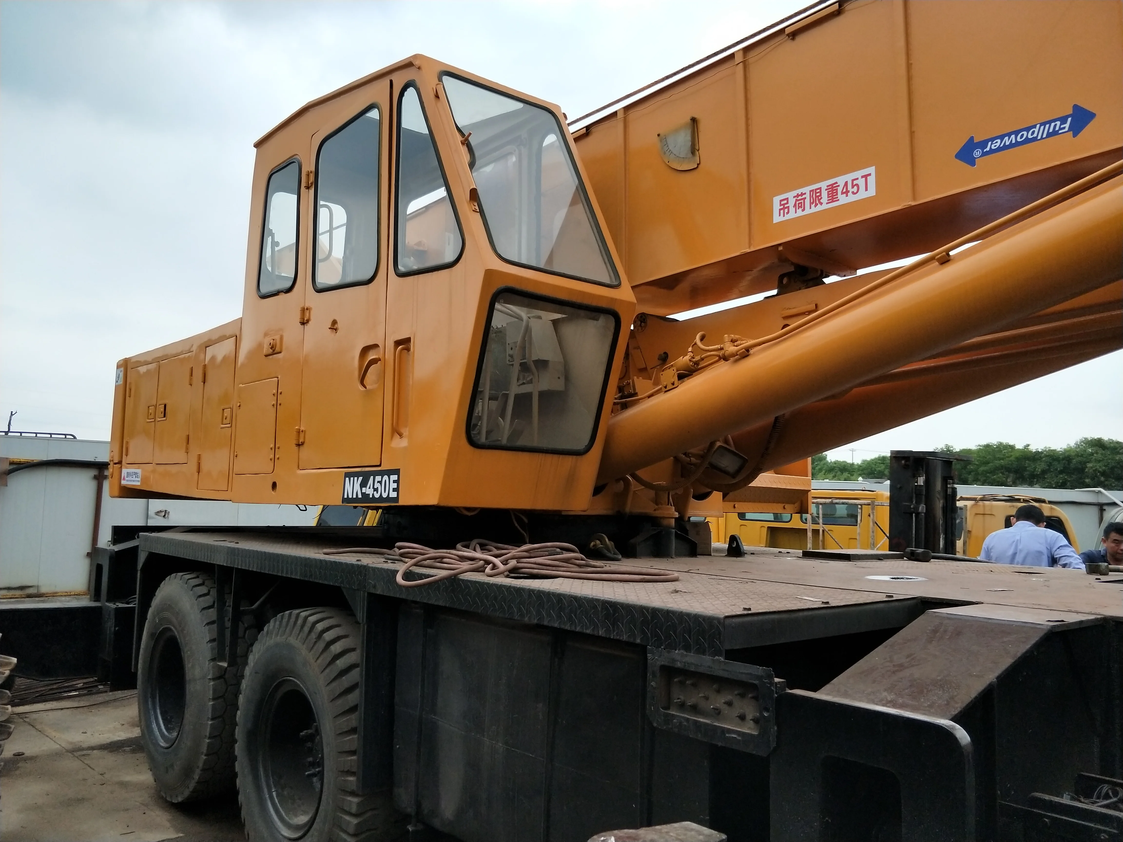 Один из лучших брендов Японии Kato 45 тонн NK450E б/у кран для грузовиков на продажу