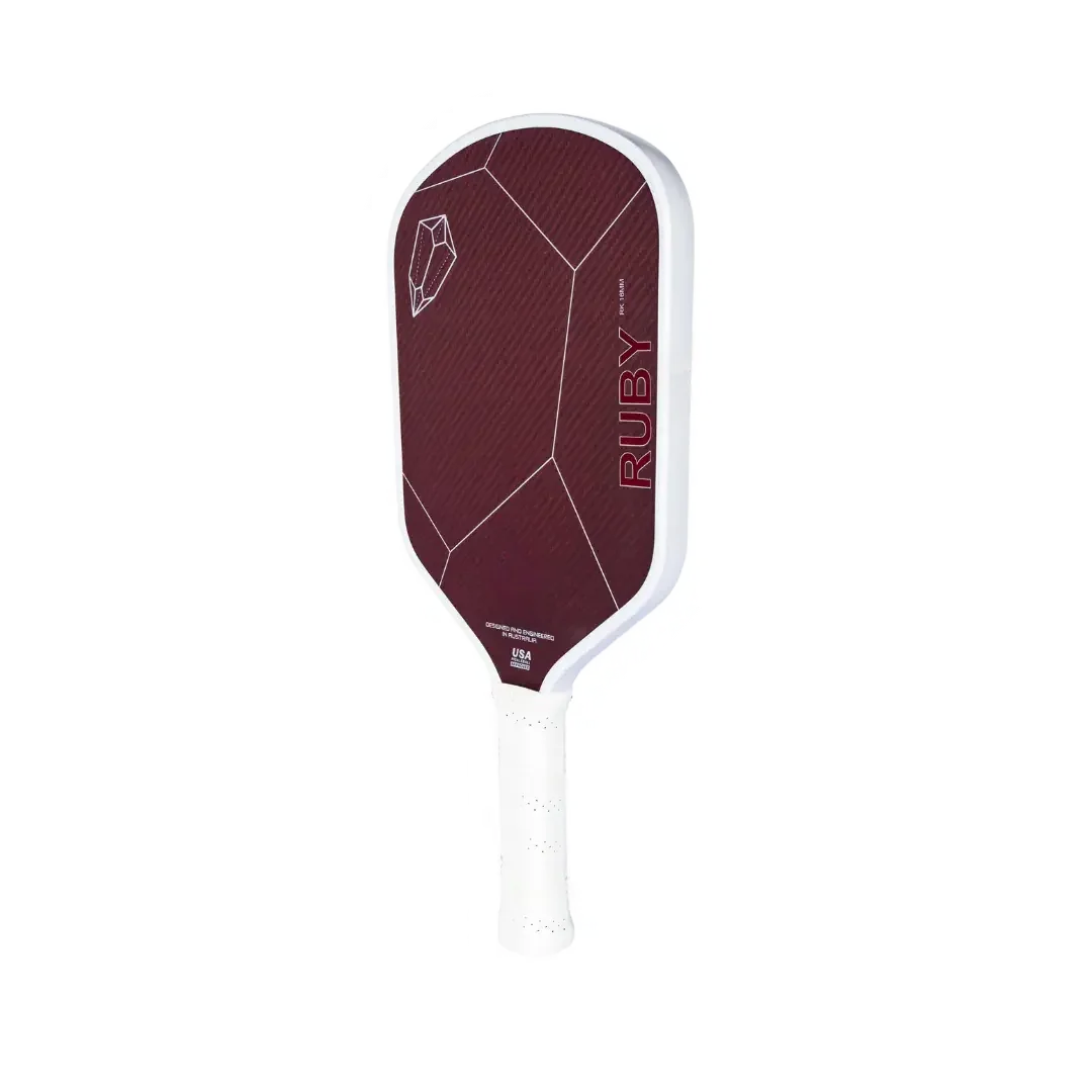 6 0 SixZero RUBY RK 16 мм черный темный термоформовочный красный кевларовый пиклбол весло белый край ручки USAPA стандарт