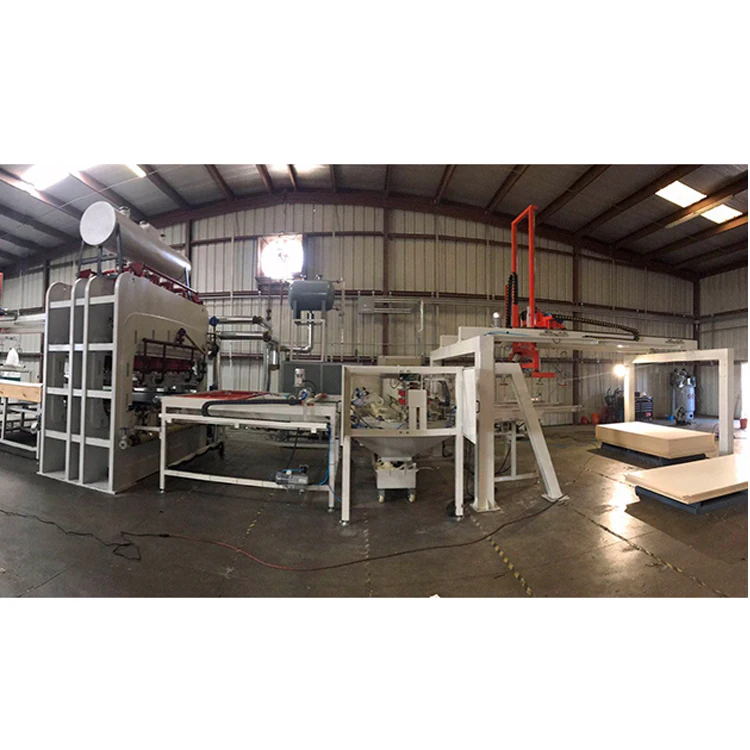 Melamine laminate flooring press production line making machine