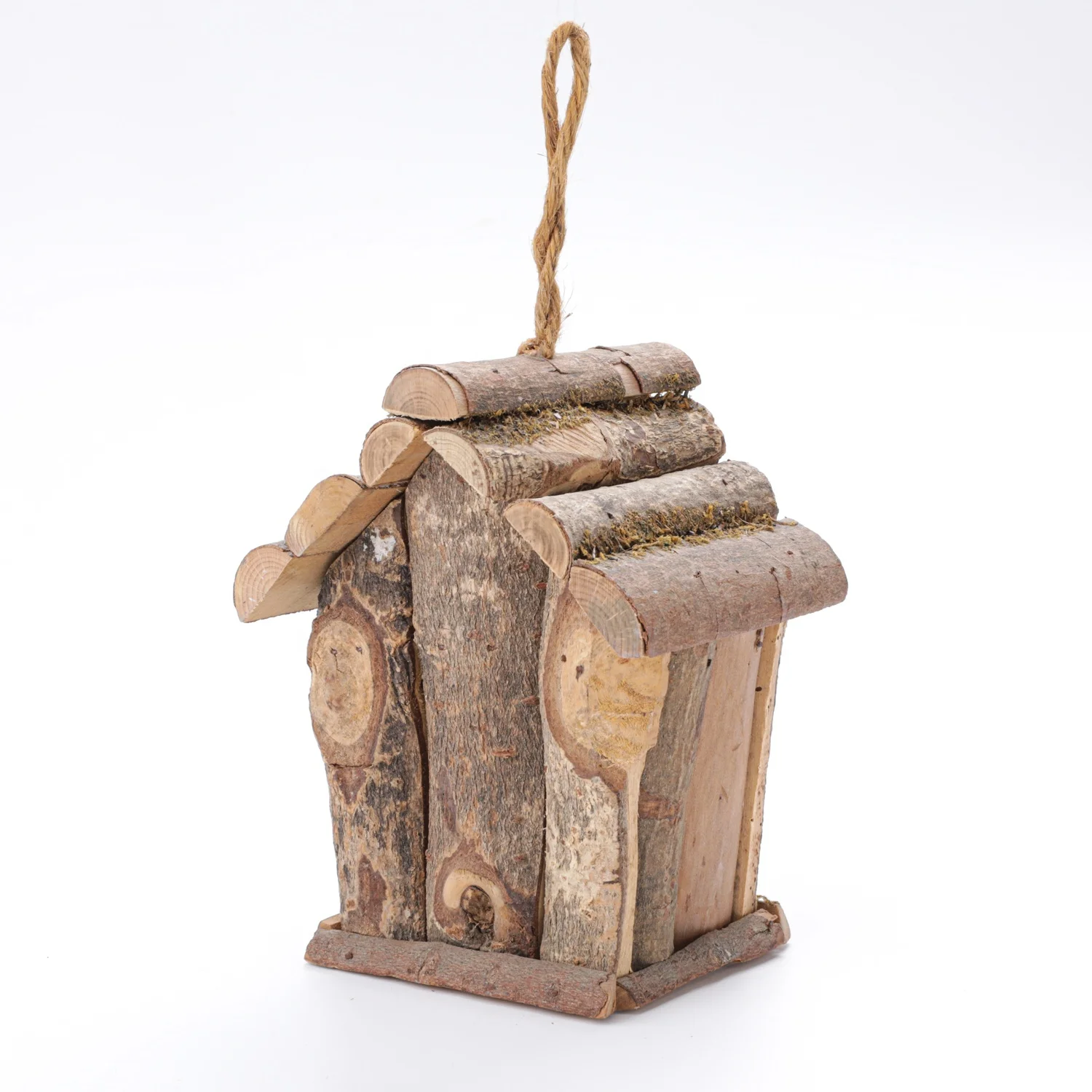 Chinese Bird House Suppliers Customized Eco-friendly Small Wooden Bird House Practical Birdhouse Pet House