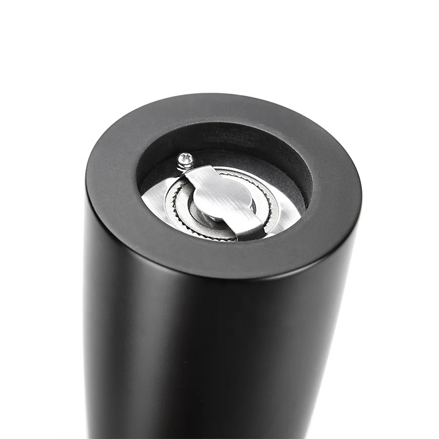 Factory High Quality accessory rubber Wood 5/6/8 inch Salt Pepper Mill for Kitchen Use