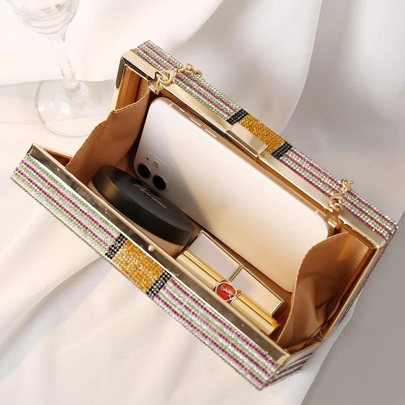 
2021 Design Money Handbags for Women Wallets Diamond Rhinestone Evening Bags Handbags 