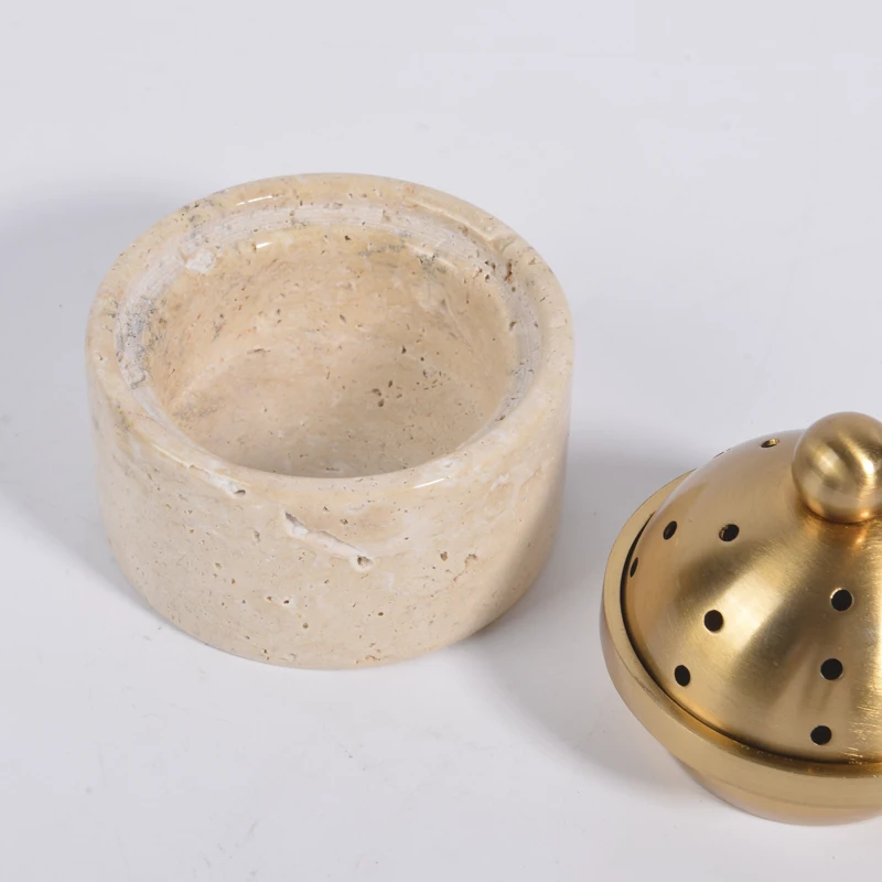 mubkhar incense burner square ceramic reflux  brass incense burner set middle east natural incense burner