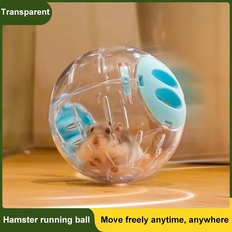 Colorful Indoor Small Pet Plastic Cute Exercise Hamster Jogging Wheel Running Ball Funny Ball For Hamster Small Pets Animals