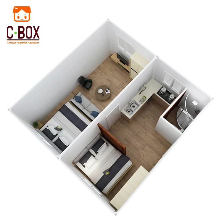 Cbox Modular Home High Quality 2 3 Bedroom 20 40 Ft Container Houses 2bhk Prefab House For Sale