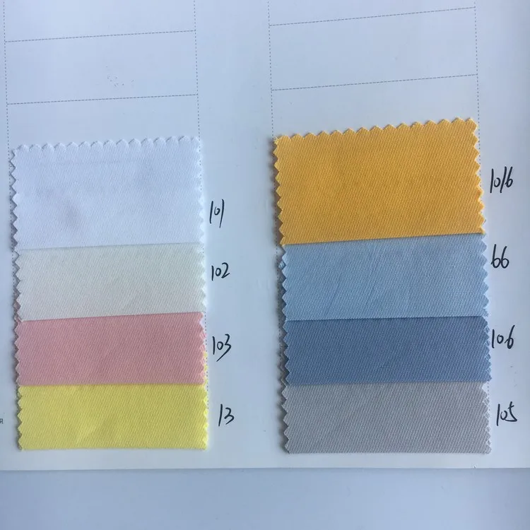 Сертифицированный Органический хлопчатобумажный текстиль Shaoxing, оригинальный цвет, гладкий крашеный спандекс, поставщики хлопчатобумажной саржевой ткани, в наличии