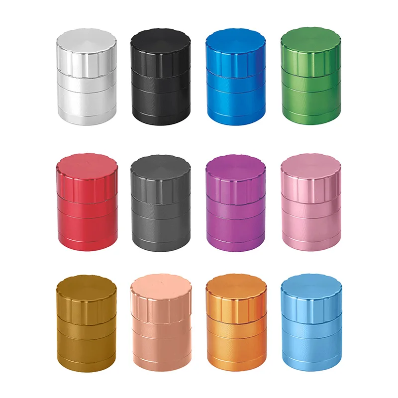 Wholesale aluminum Luxury Custom UV Laser engraving 63 mm aluminium Crusher Herb Grinder