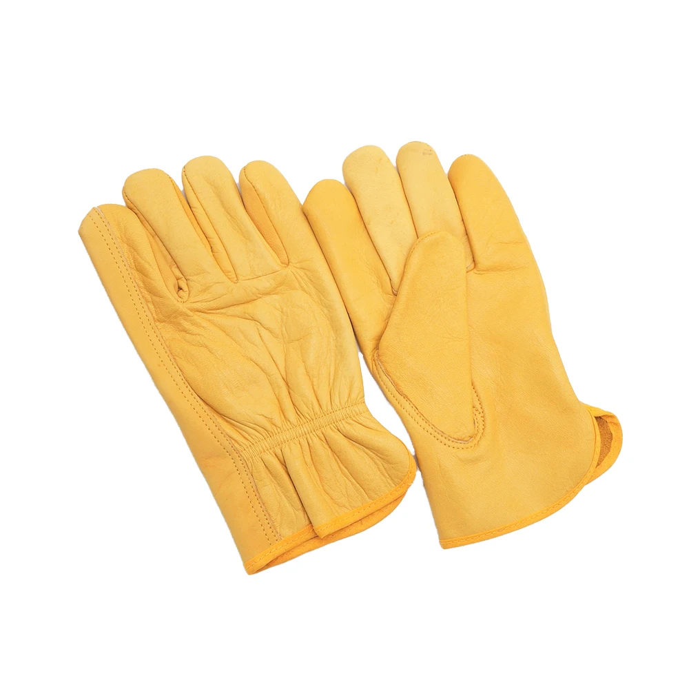 GLOVEMAN custom Men driving oil resistant industrial Construction household safety work Cowhide Leather tig welding hand Gloves