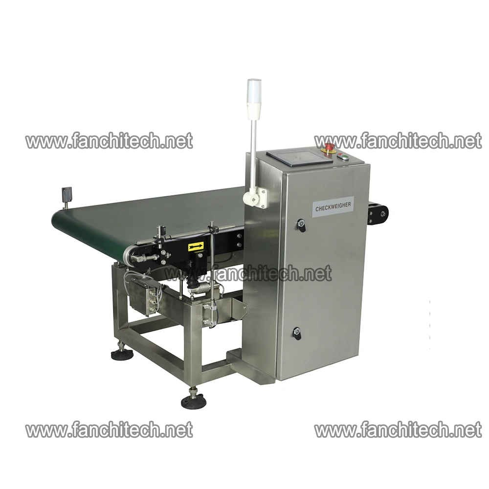 In-motion checkweigher rejector for 20kg and 25kg and 50kg bags cartons