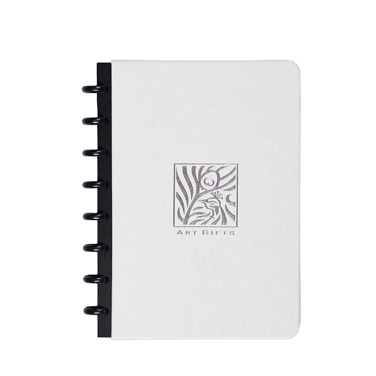 Hardcover OEM Custom Logo a5 Wholesale Journal Paper Weekly Disc Bound Planner