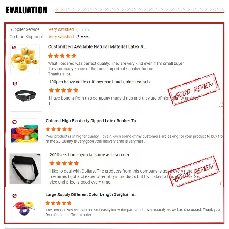 Professional catapult hunting medical silicone natural latex rubber tube