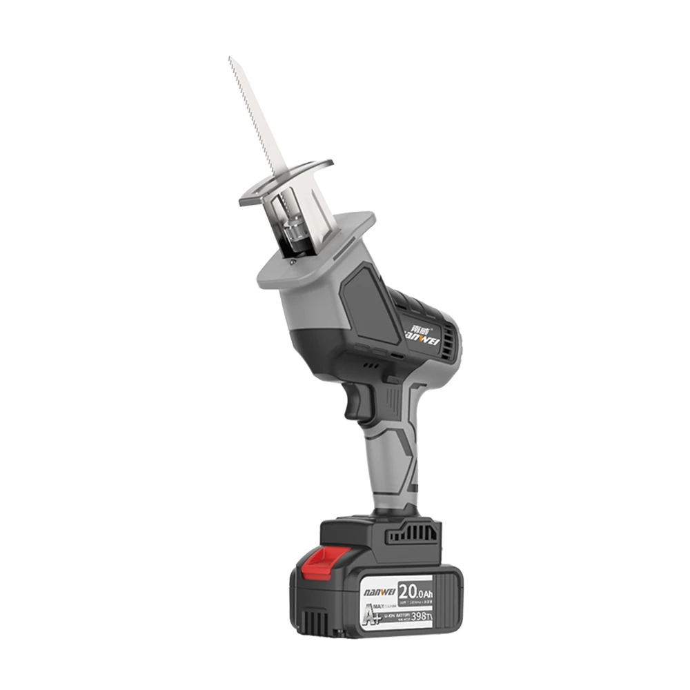 21V brushless Reciprocating Saw Adjustable Speed Saber Saw Portable for Wood Metal Cutting Saw
