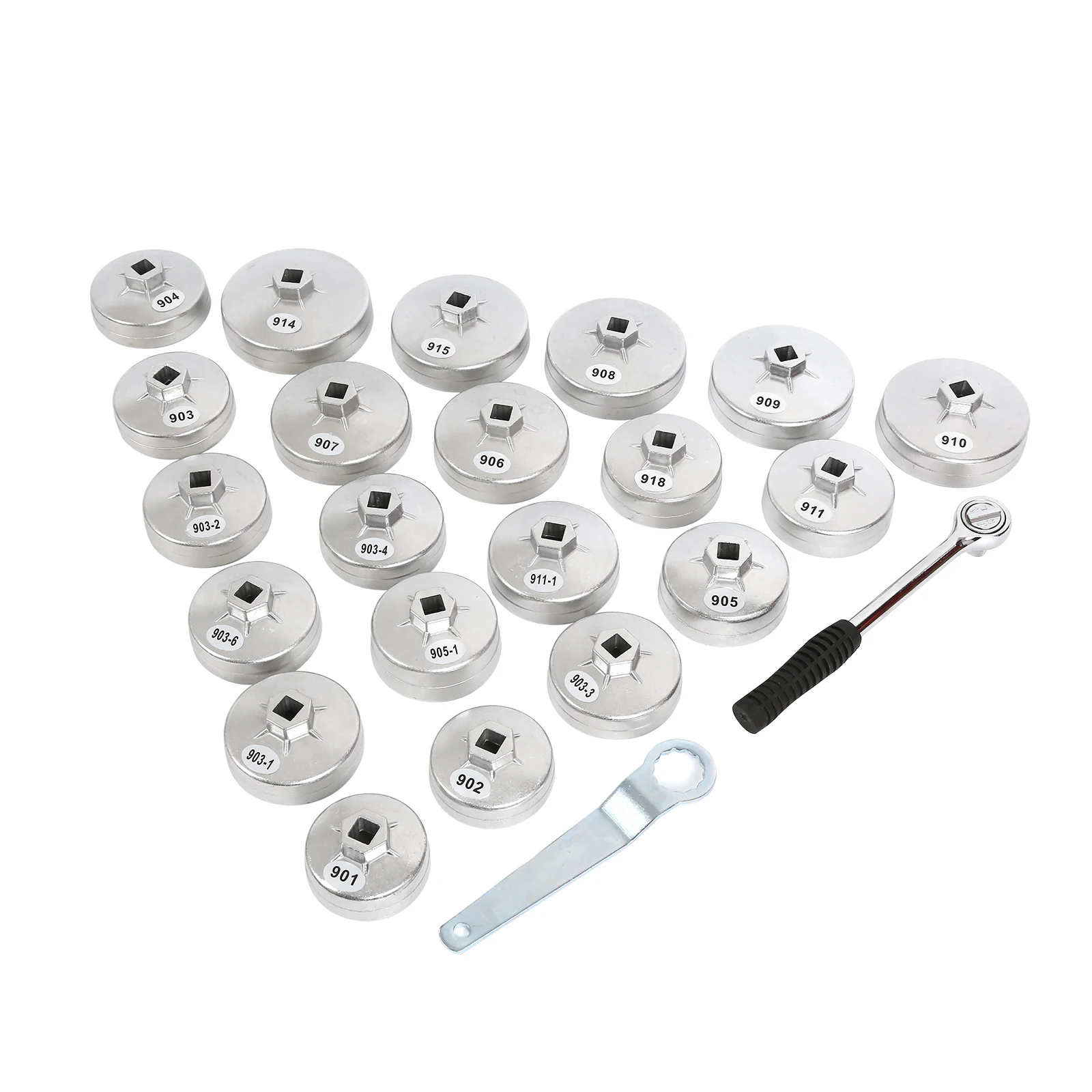 Local stock in America! Winmax 23pcs auto tool kits cup type oil filter wrench set