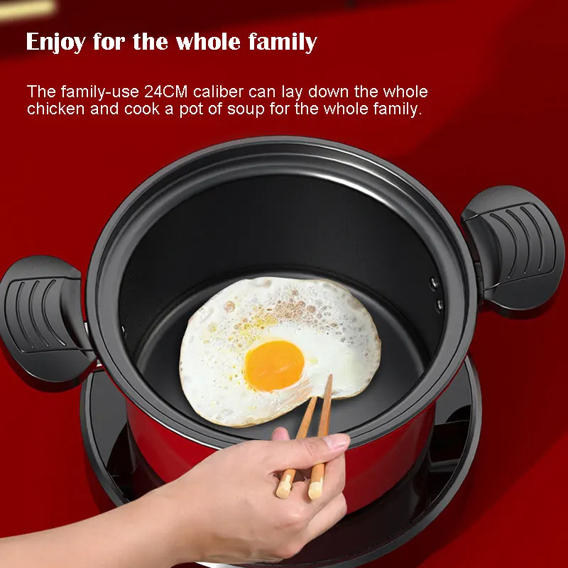 Micro Piezoelectric Die Casting Cooker Iron Granite Pan Stewing and Frying Kitchen Cooking Pot Soup & Stock Pots Set