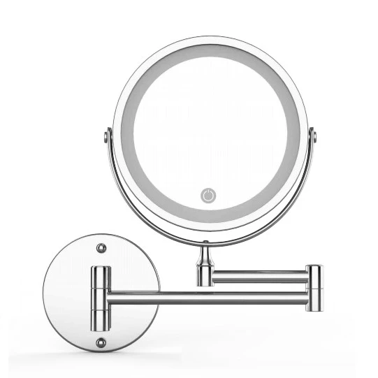 Wall Mounted Makeup Mirror 3w 5x 10x  magnifying for bathroom