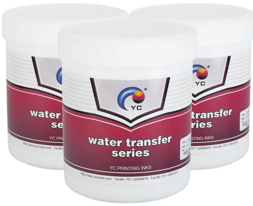 YC MSDS 550 Serie Ink for Glass/Ceramic/Plastic Material, ECO Screen Printing Water Transfer Printing Eternal Ink, Color Pigment