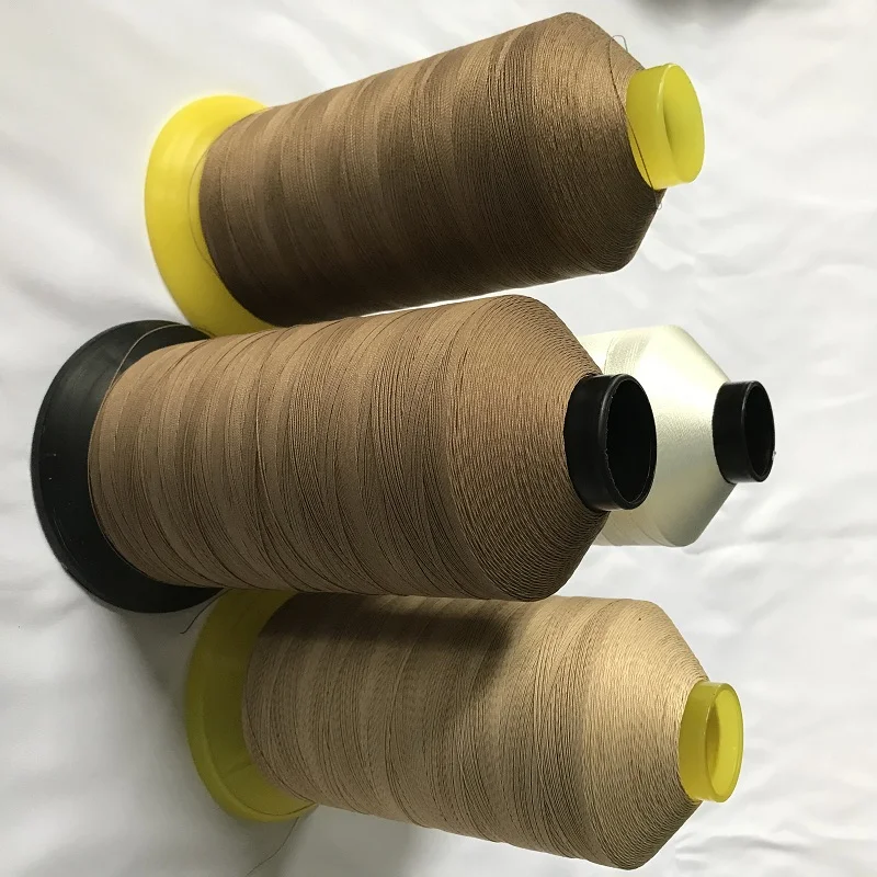 
China professional supplier PTFE coating high temperature fiberglass sewing thread 