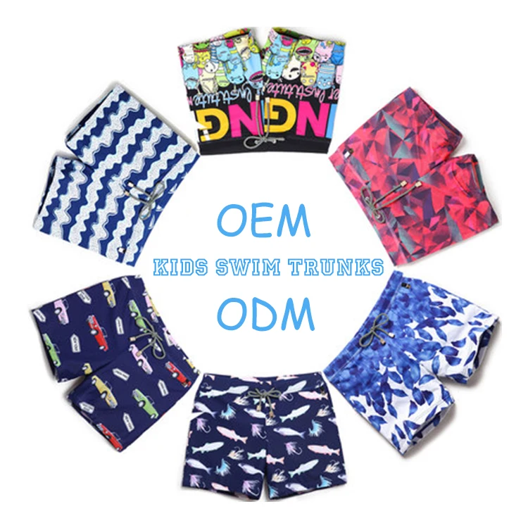 custom toddler board shorts boy beach shorts children kids shorts baby swimwear
