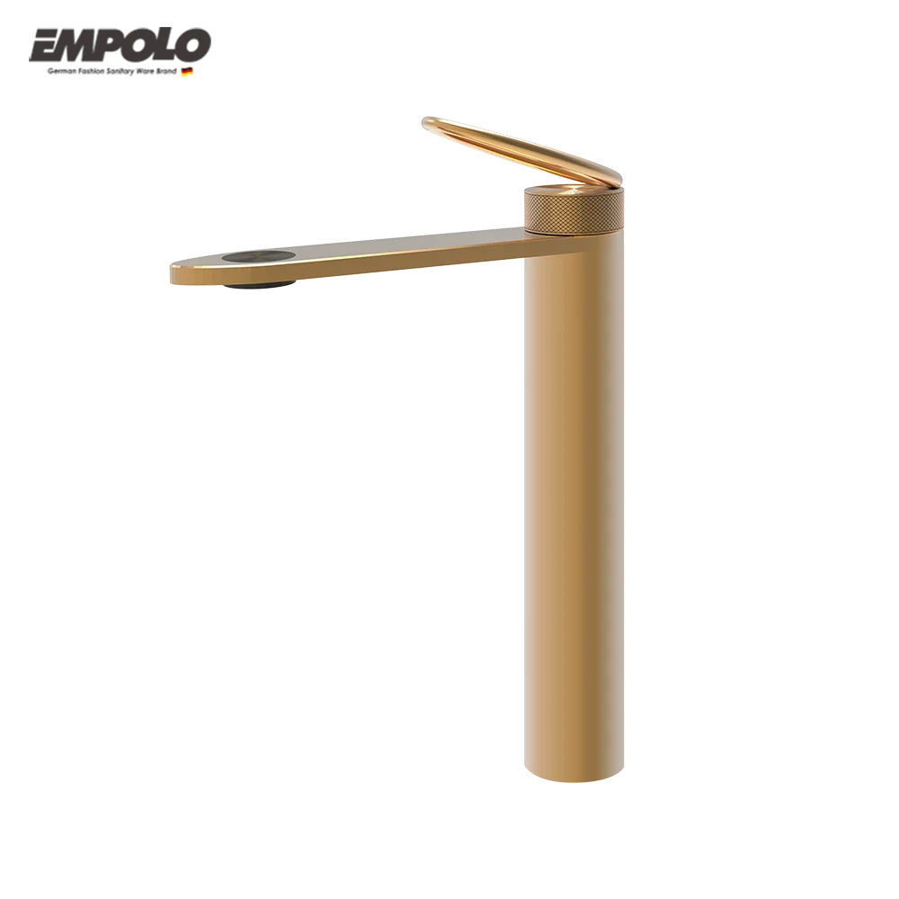 Empolo New Basin Faucet Copper Bathroom Faucet Hot and Cold Basin Mixer Taps Basin Taps Lavatory Faucet