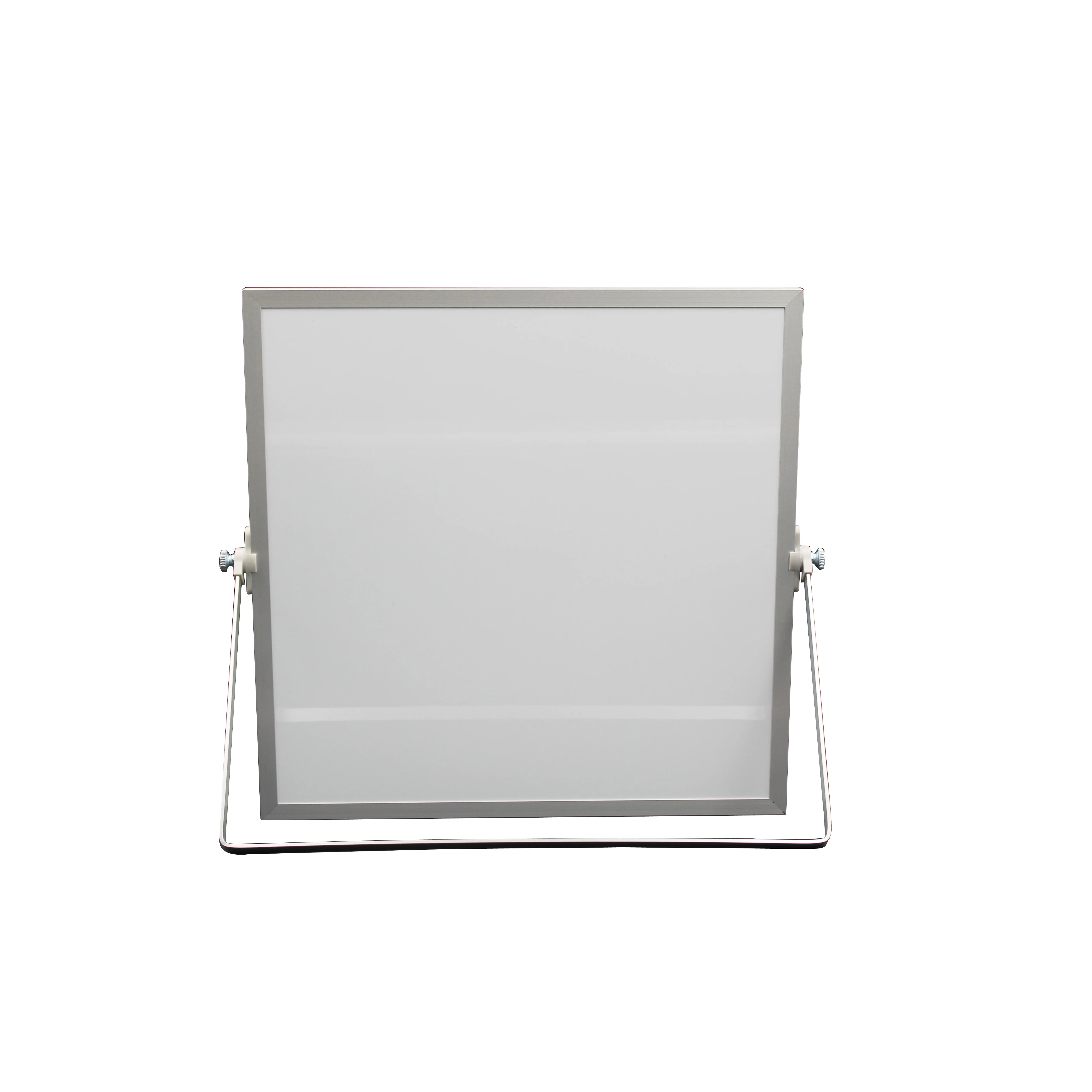 Desktop portable white board 25x25 small magnetic whiteboard for Kids Office Home School foldable dry erase whiteboard
